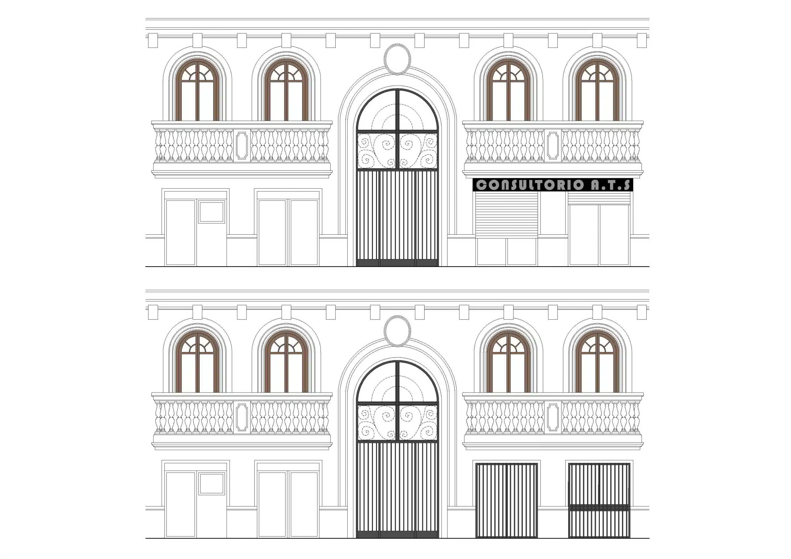 21042-PJR-Farell-Alzados-scaled.jpg refurbishment rehabilitation project building flat - 21042 PJR Farell Alzados scaled.jpg 1