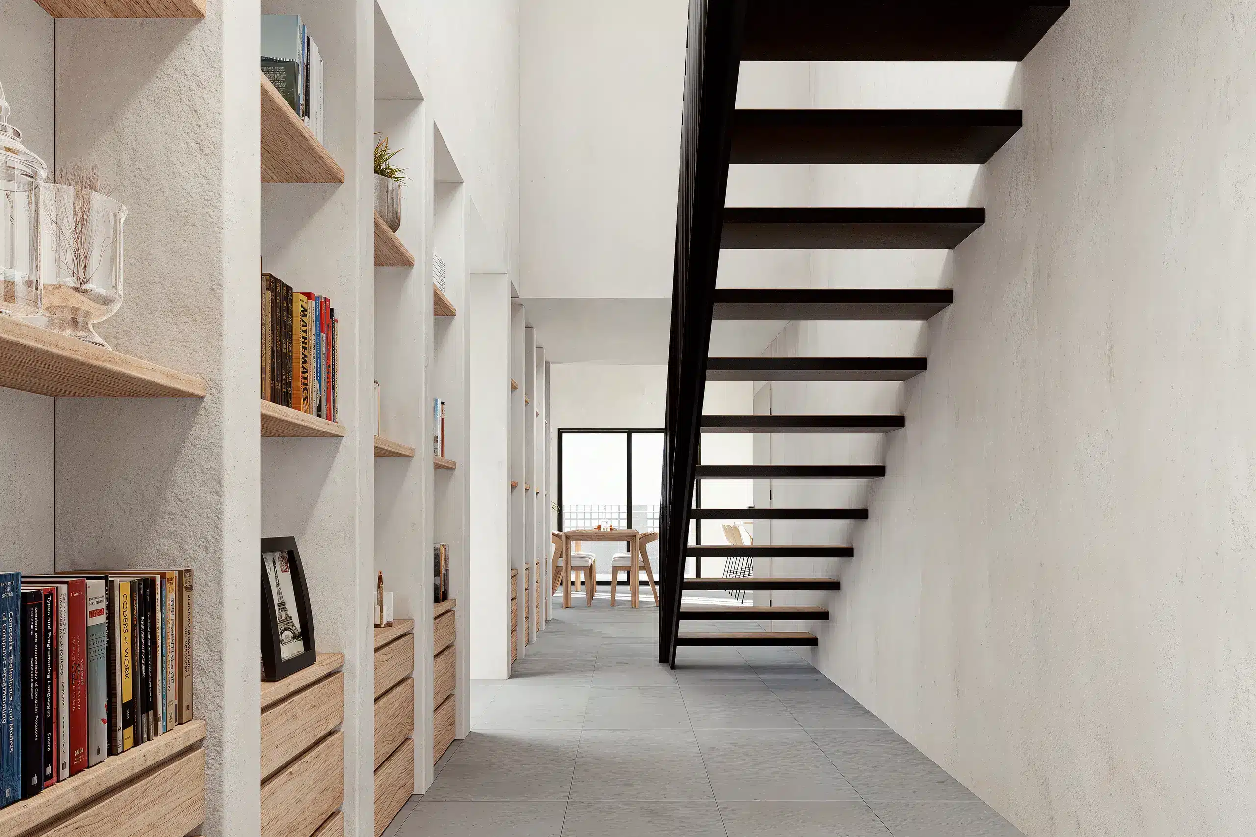 Reforma de diseño de ático en Barcelona - ESCALERA.png 2