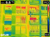 Temperatura del edificio inspecció termogràfica d'edificis - Temperatura del edificio 1