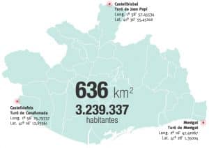 Area metropolitana, foto de detalle