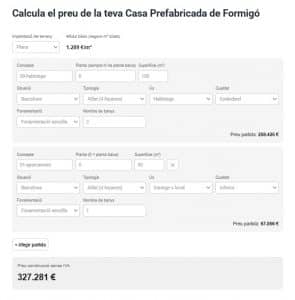 - preu casa prefabricada exemple